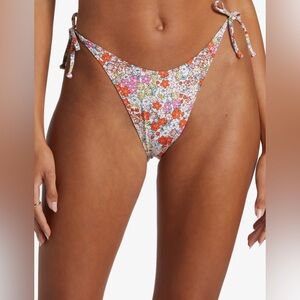 ROXY Womens Printed Beach Classics Cheeky Bikini Bottoms Tiger Lily Autumn Ditsy